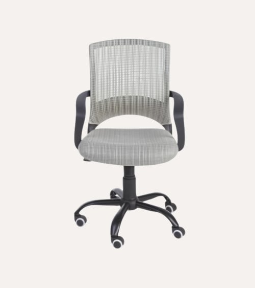 Silla de Oficina Bessie de Metal y Poliéster