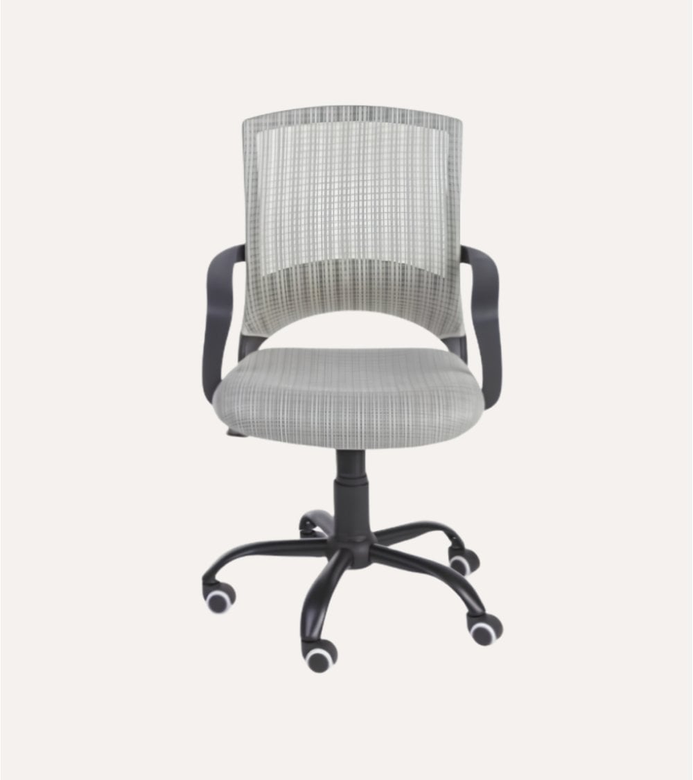 Silla de Oficina Bessie de Metal y Poliéster