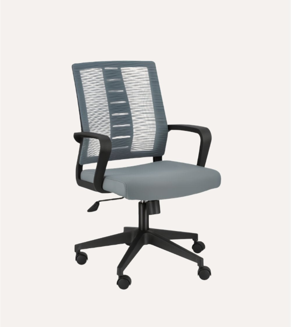 Silla de Oficina Roman de Nylon y Poliéster