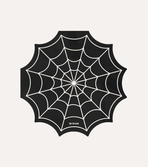 Set de 20 Servilletas con Telaraña de Papel