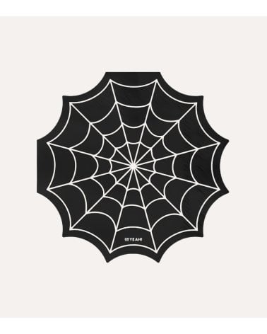 Set de 20 Servilletas con Telaraña de Papel