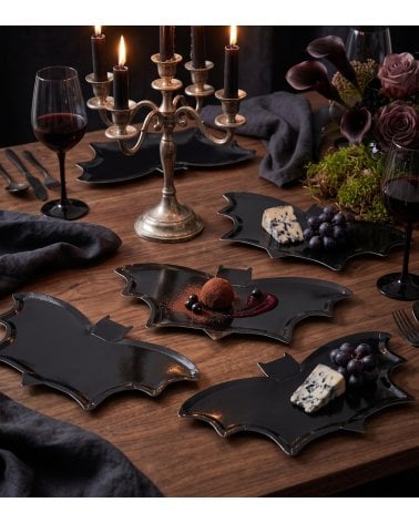Set de 6 Platos Murciélago de Cartón
