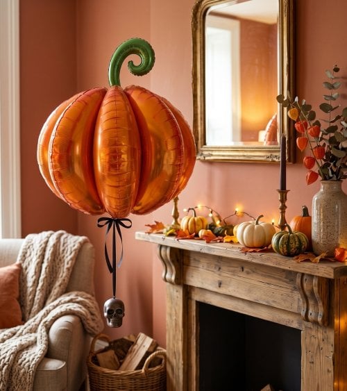 Globo Calabaza Halloween de Plástico