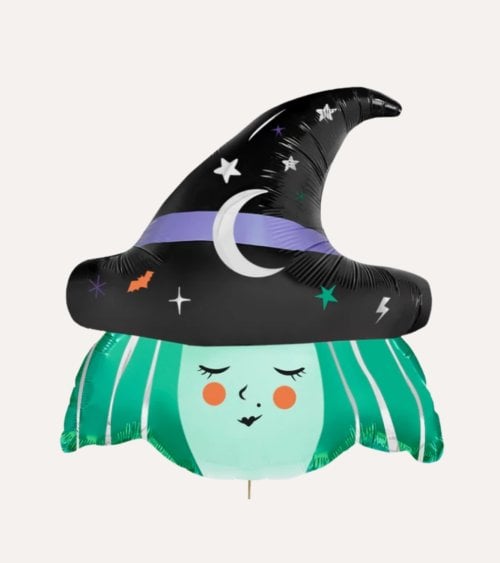 Globo Bruja Halloween de Plástico