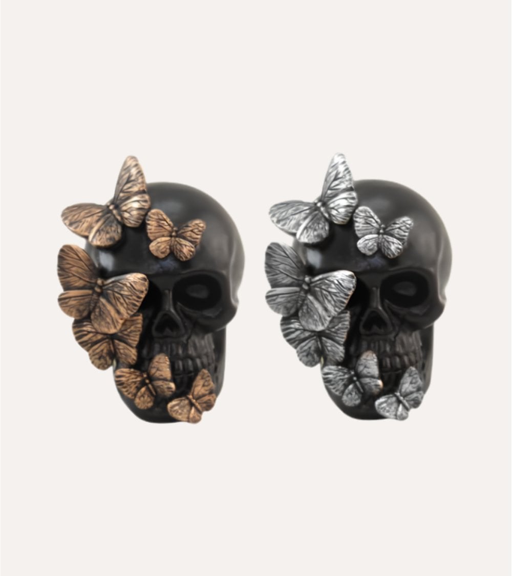 Figura Decorativa Calavera Halloween de Poliresina