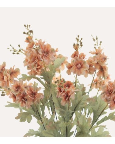 Ramo Decorativa Flores Delphinium de Poliéster y Plástico