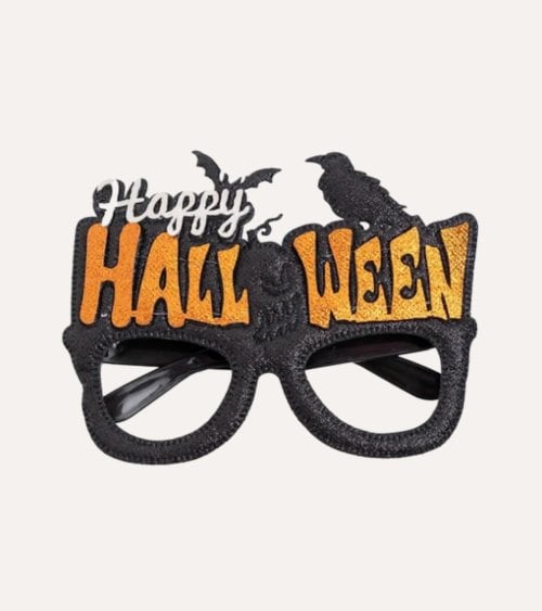 Gafas Festivas Happy Halloween de Políester y Plástico