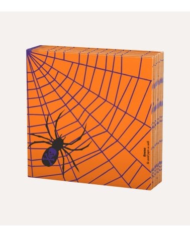 Set de 12 Servilletas Telaraña de Papel