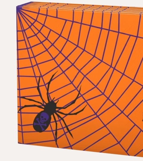 Set de 12 Servilletas Telaraña de Papel