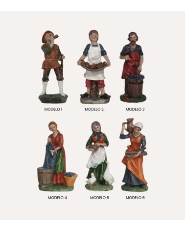 Figura Pastor para Belén Navideño
