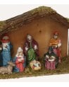 Set de 7 Piezas Nacimiento en Portal de Belén Navideño