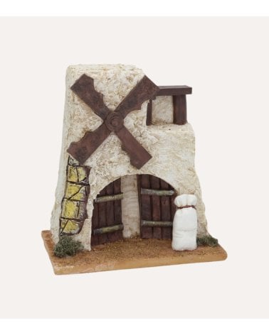 Casa Molino para Belén Navideño