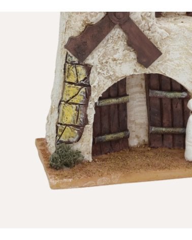 Casa Molino para Belén Navideño