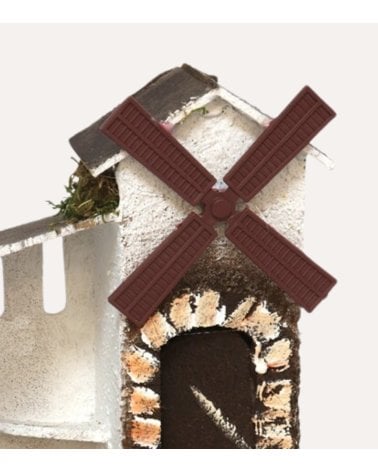 Casa Molino Tradicional para Belén Navideño