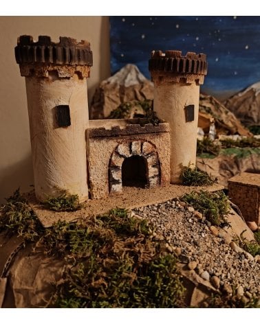 Castillo Medieval para Belén Navideño
