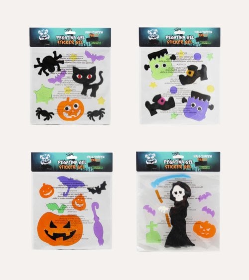 Pegatinas de Gel Halloween para Ventana