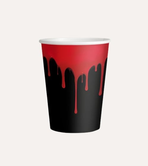 Set de 10 Vasos con Sangre de Vampiro