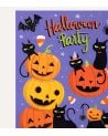 Pegatina de Calabazas y Gatos para Ventana de Poliestireno