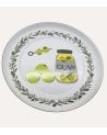 Plato de Postre Olivas de Vidrio