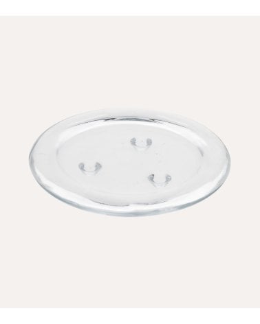 Plato Portavelas Ania de Vidrio