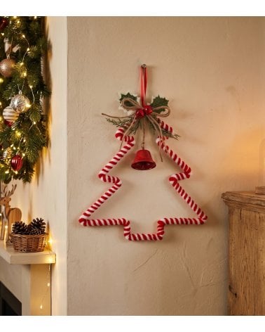 Decoración de Pared Arbol Navideño Nuva con Campana
