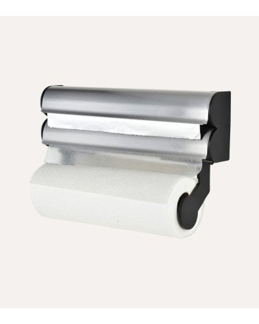 Portarrollos de Cocina Triple de Acero Inoxidable