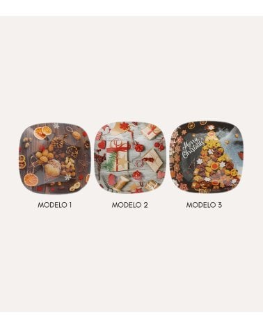 Cuenco Decorativa Navideño de Cristal