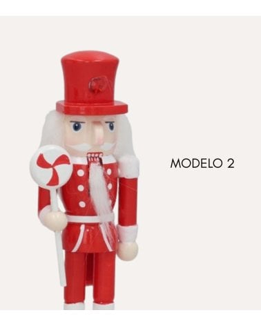 Soldado Navideño de Caramelo de Madera