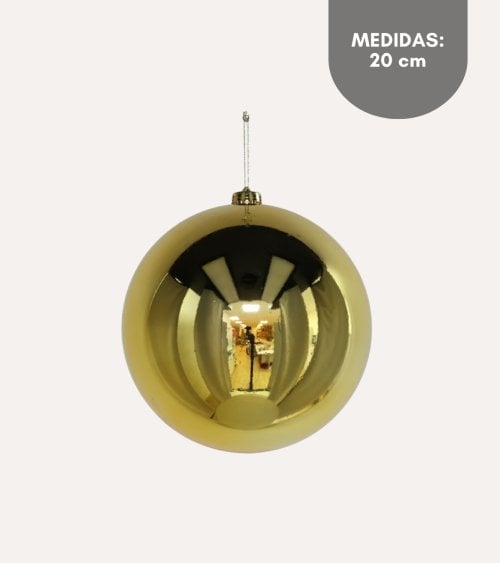 Bola Navideña Brillante de Plástico para Árbol