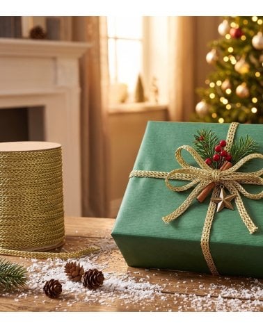 Cordón Decorativo Trenzado para Regalo