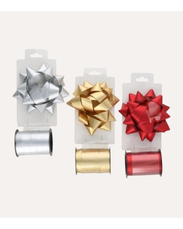 Set de Pompón y Cinta Decorativa para Regalo
