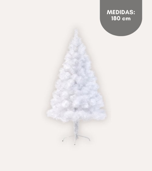 Árbol de Navidad Pino Total White con Base