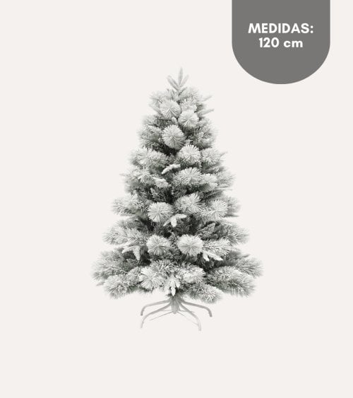 Árbol de Navidad Carrasco Frondoso con Efecto Nevado