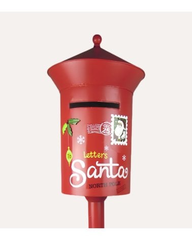 Buzón Decorativo Xmas Navideño de Metal