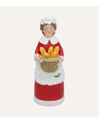 Figura Decorativa Abuela Claus Chef