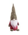Muñeco de Navidad de Papa Noel de Pie de Tela Roja