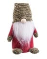 Muñeco de Navidad de Papa Noel de Pie de Tela Roja