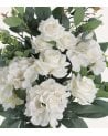 Palma Decorativa Rosas y Hortensias de Poliéster y Plástico