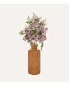 Palma Decorativa Rosas y Hortensias de Poliéster y Plástico