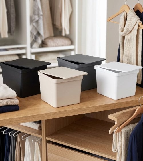 Caja Ordenación BeClassic 20 Litros con Tapa