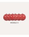 Set de 6 Bolas Estampados Navideños para Árbol