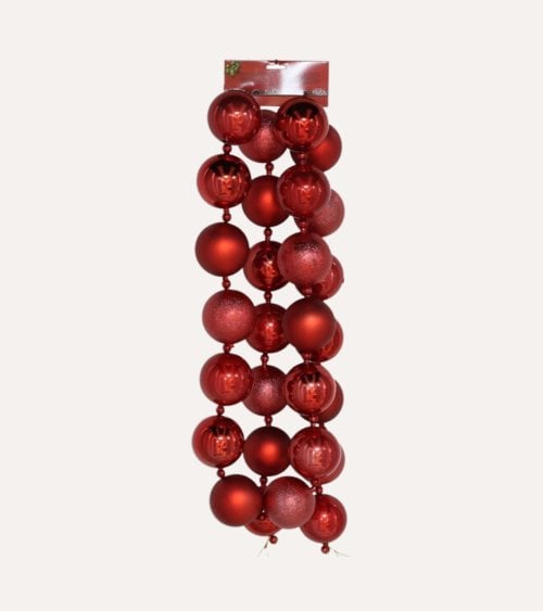 Guirnalda de Bolas Amelie para Decoración Navideña