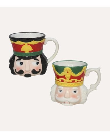 Taza Mug Decorativa Soldadito Navideño de Cerámica