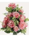 Palma Decorativa Rosas y Racimos Redondos