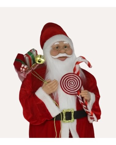 Figura Decorativa Papá Noel Dalton Estilo Realista