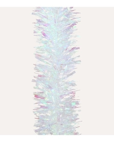 Boa Espumillón Iris Holográfica para Decoración Navideña
