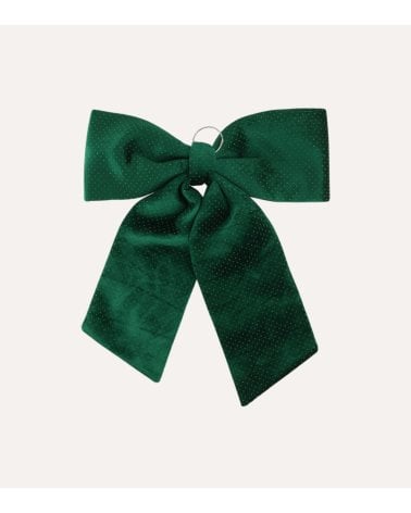 Lazo Runie de Terciopelo para Decoración Navideña
