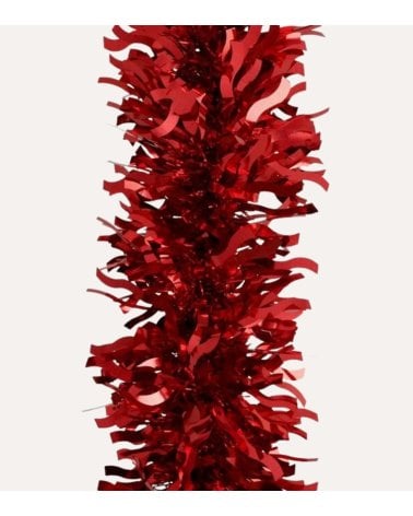 Boa Espumillón Tronquel Metalizado para Decoración Navideña