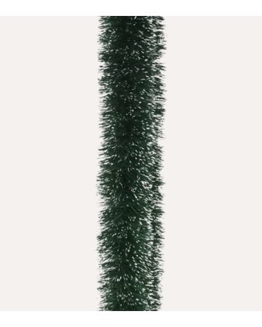 Boa Espumillón con Puntas Nevadas para Decoración Navideña