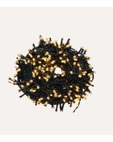 Guirnalda de Luces LED con 8 Funciones para Decoración Navideña Exterior
